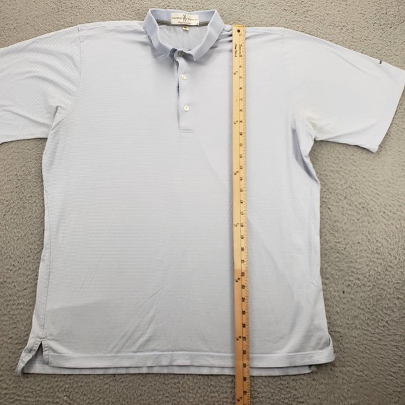 Fairway and Greene Shirt Mens XL‎ Blue Striped Short Sleeve Golf Polo - Picture 11 of 14